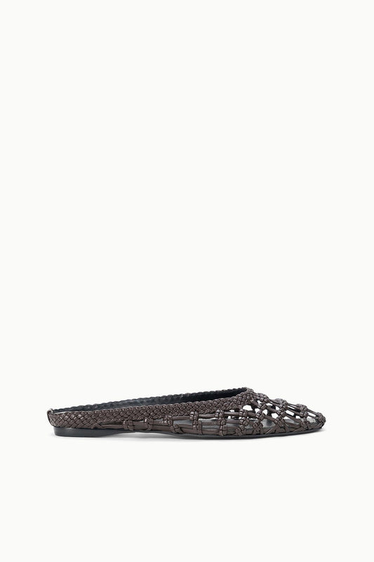 Otto Hand-Knotted Flat Mule Espresso | STAUD Popular
