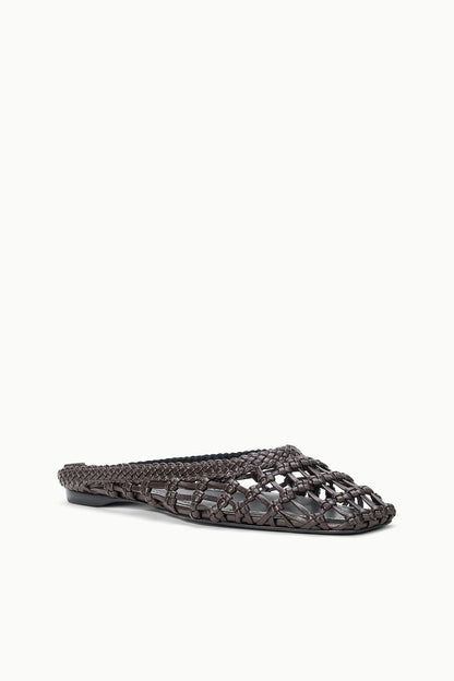 Otto Hand-Knotted Flat Mule Espresso | STAUD Popular
