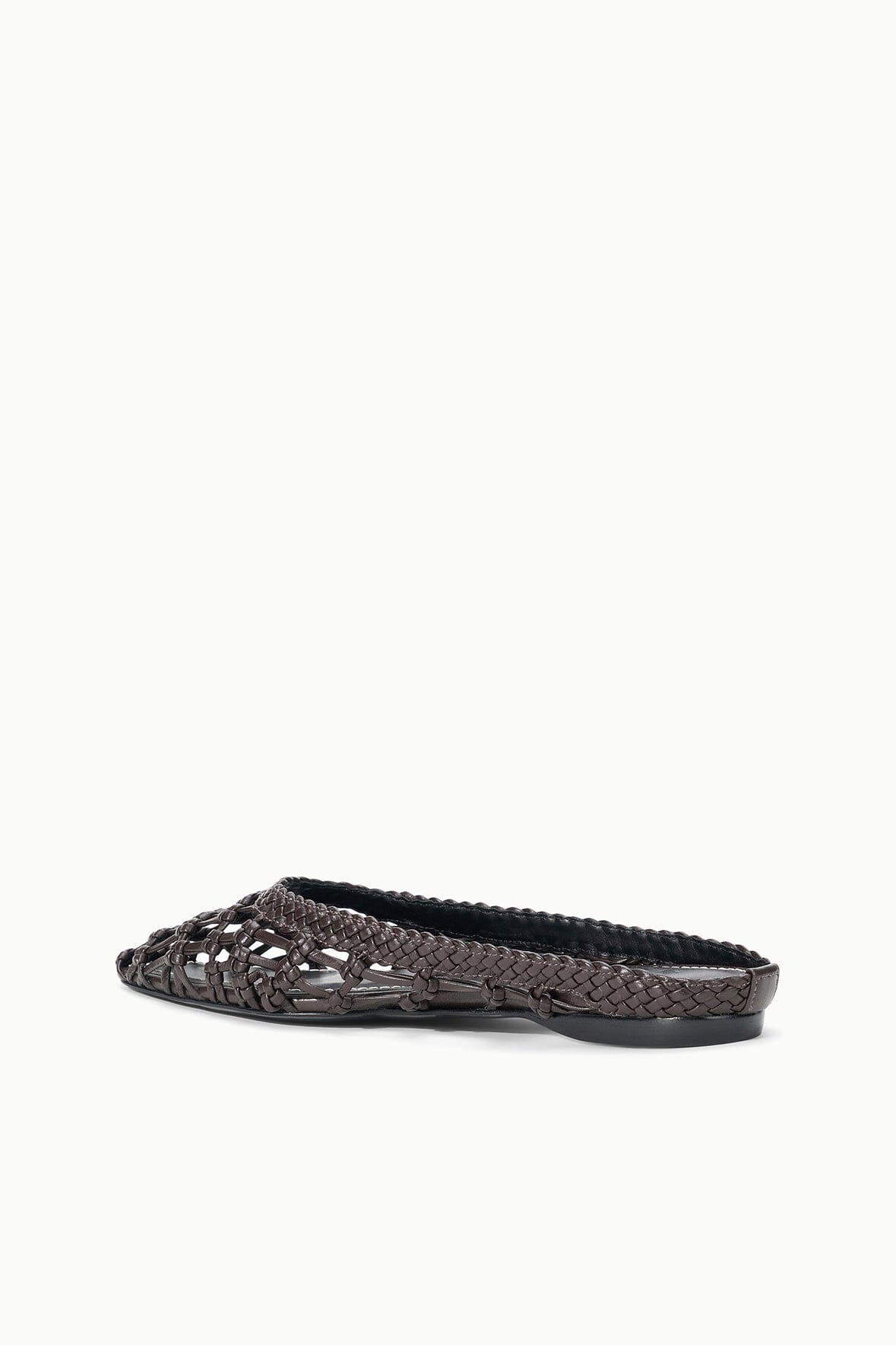 Otto Hand-Knotted Flat Mule Espresso | STAUD Popular