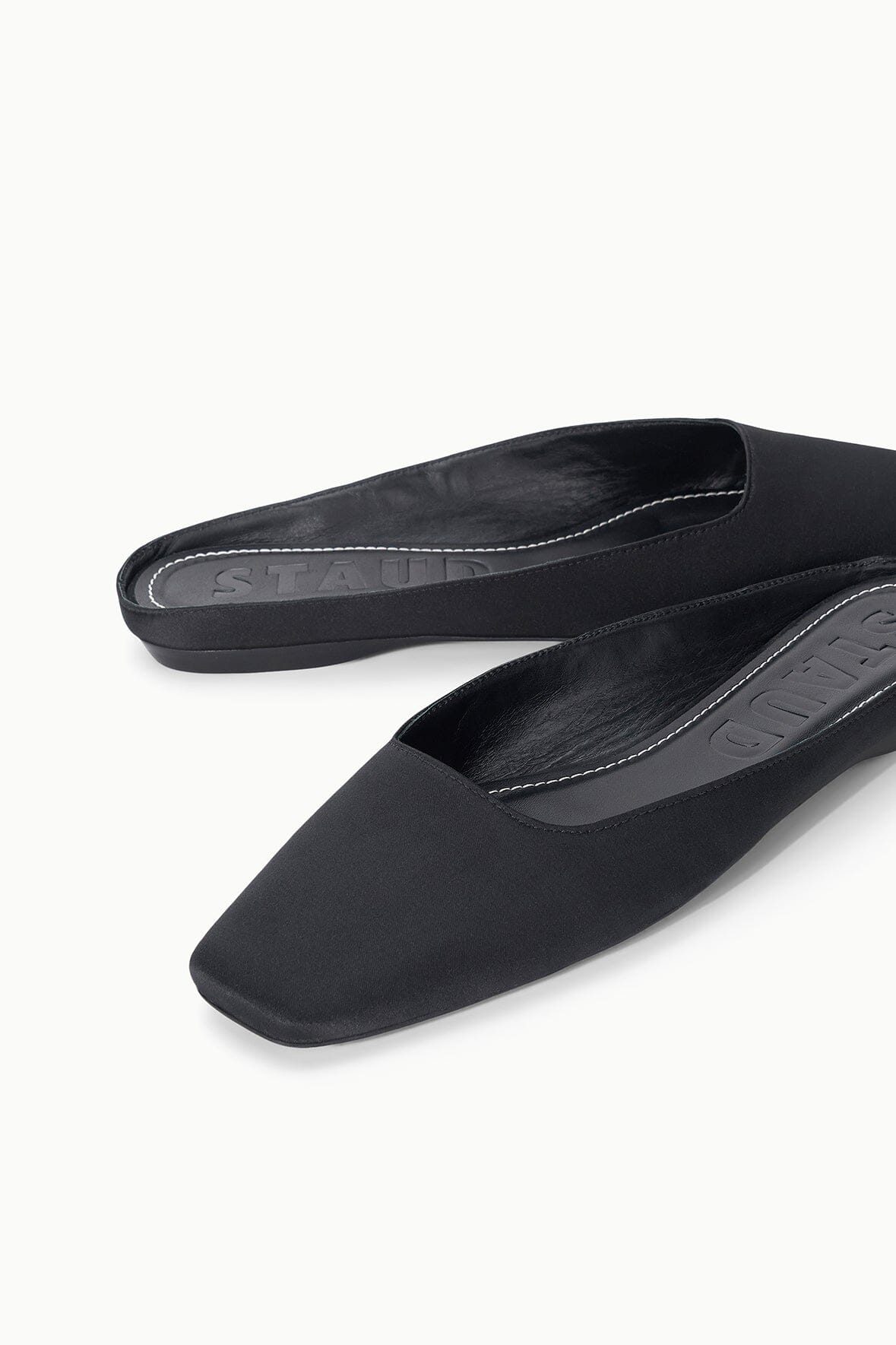 Otto Flat Mule Black | STAUD Special Offer
