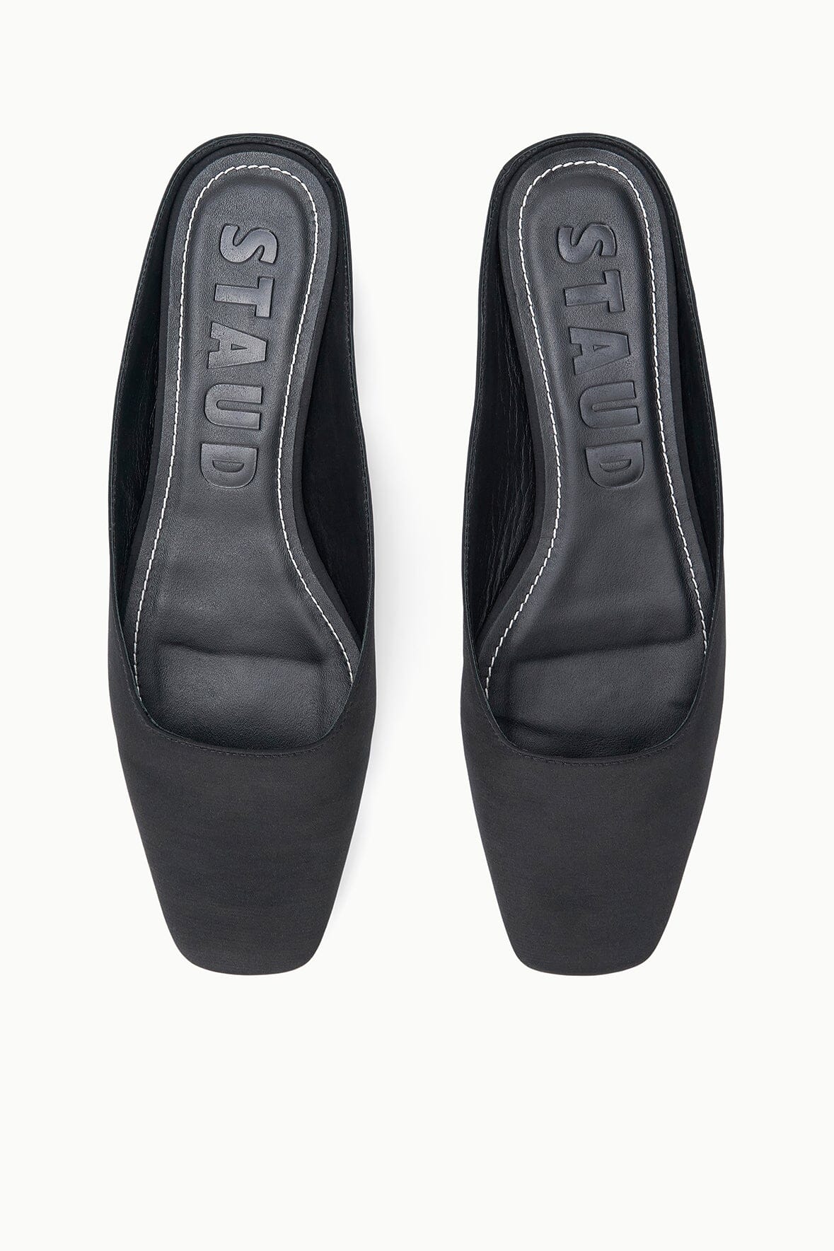 Otto Flat Mule Black | STAUD Special Offer