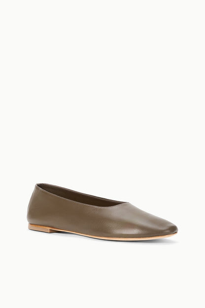 Alba Ballet Flat Truffle | STAUD Discount