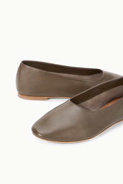 Alba Ballet Flat Truffle | STAUD Discount
