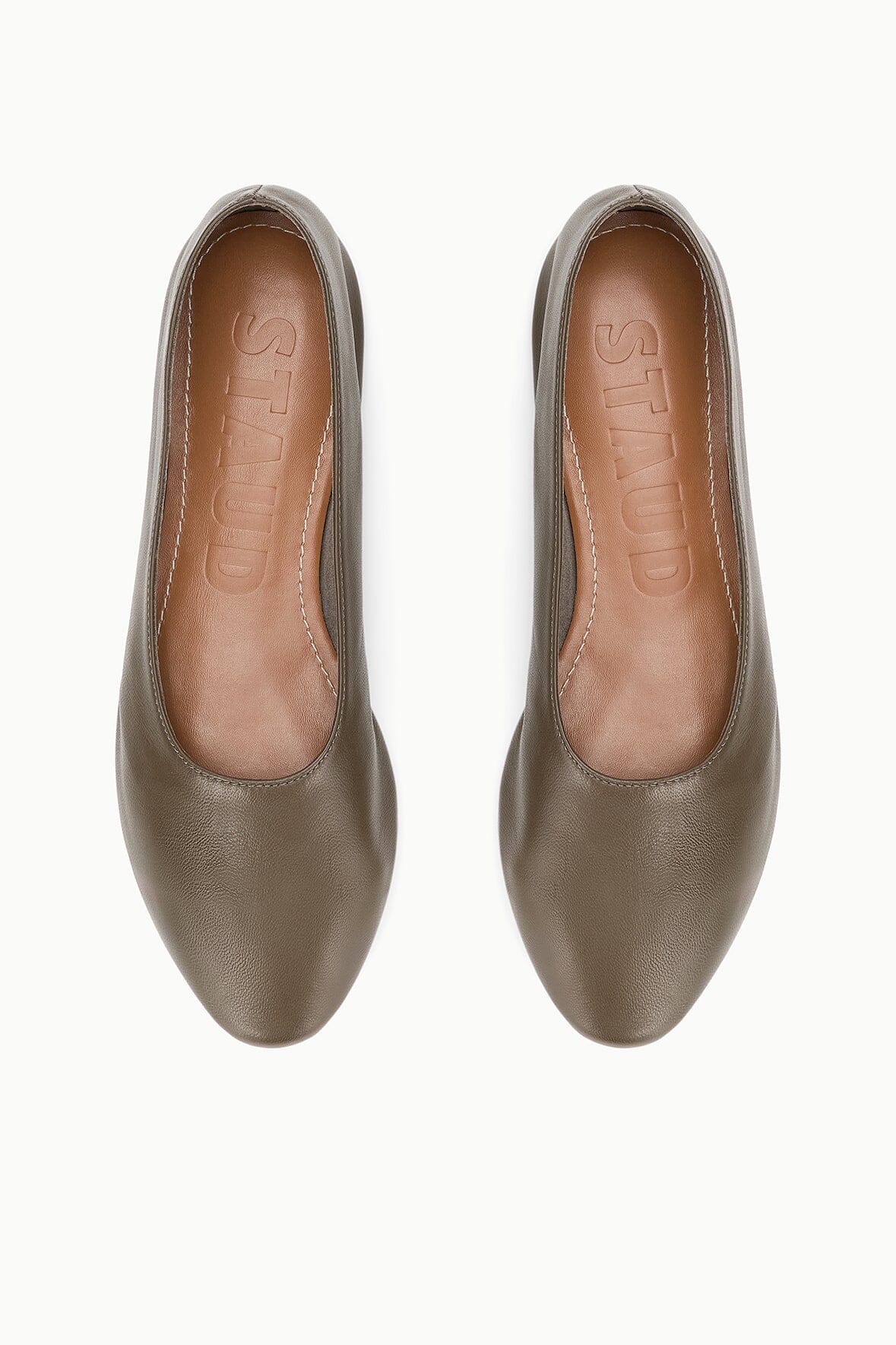 Alba Ballet Flat Truffle | STAUD Discount