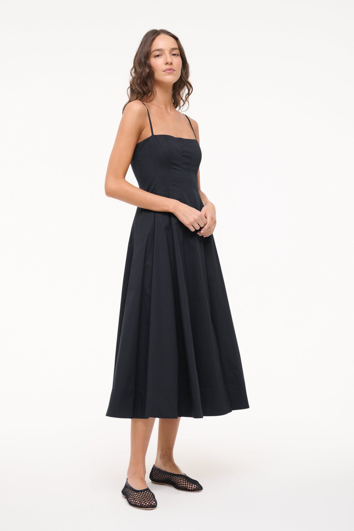 Alba Ballet Black Netting | STAUD Deals