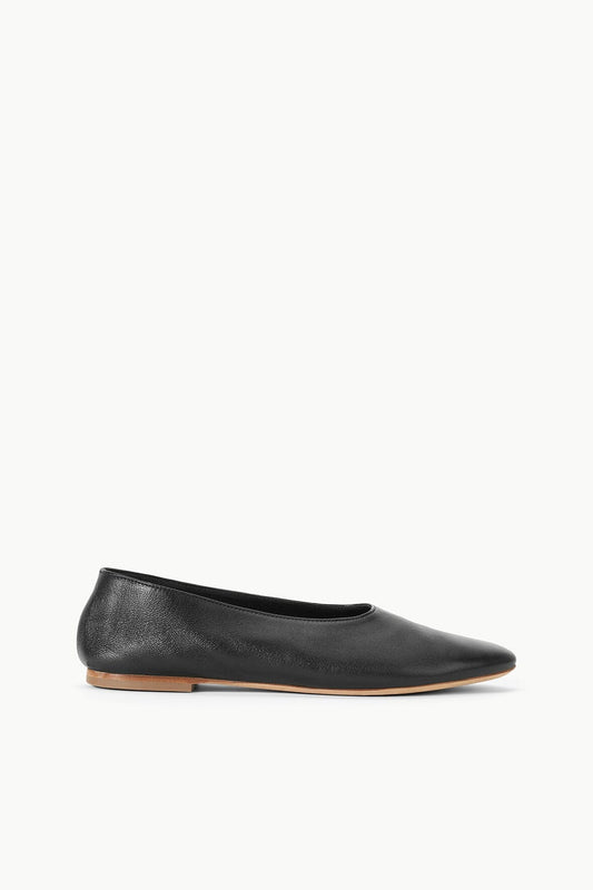 Alba Ballet Flat Black | STAUD Customer Favorite