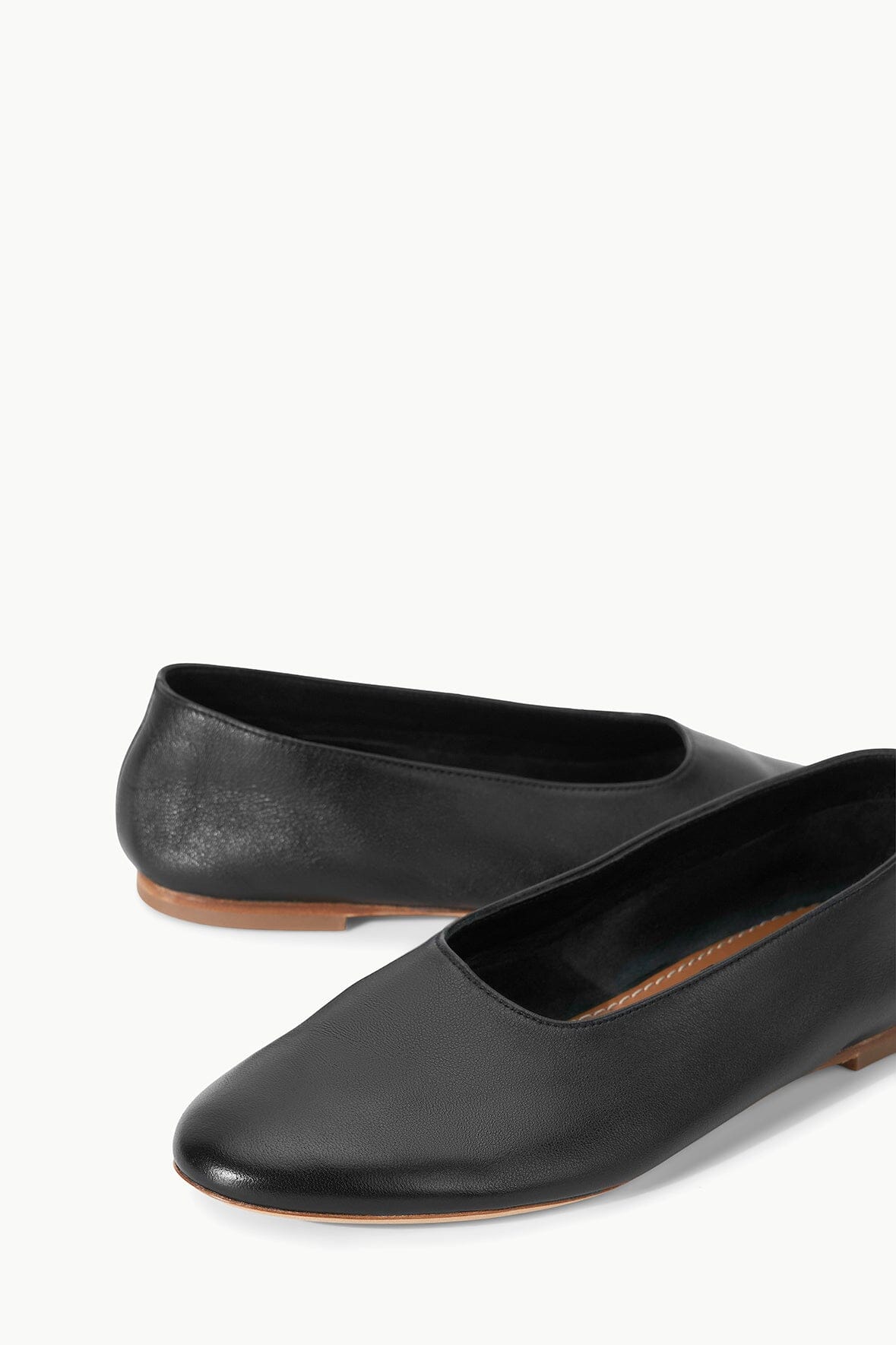 Alba Ballet Flat Black | STAUD Customer Favorite