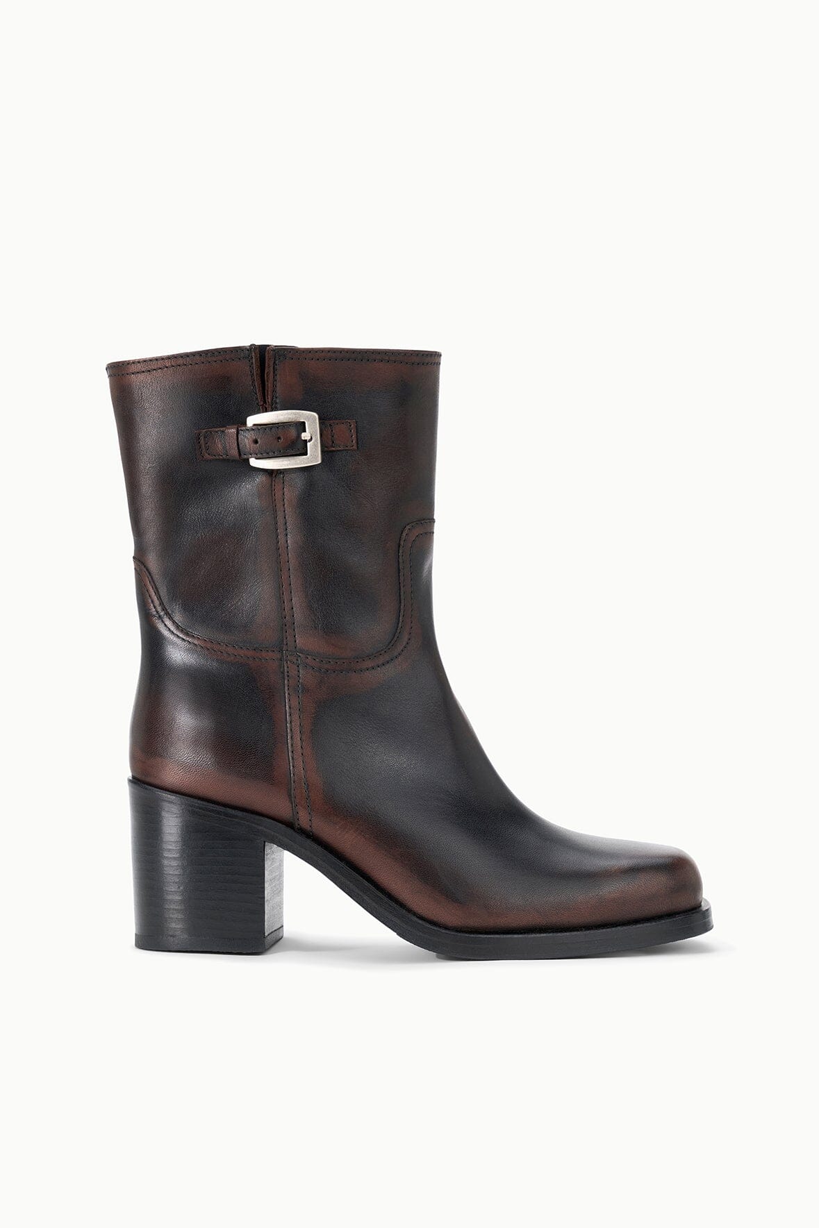 Brooklyn Ankle Boot Espresso Distressed | STAUD Discount