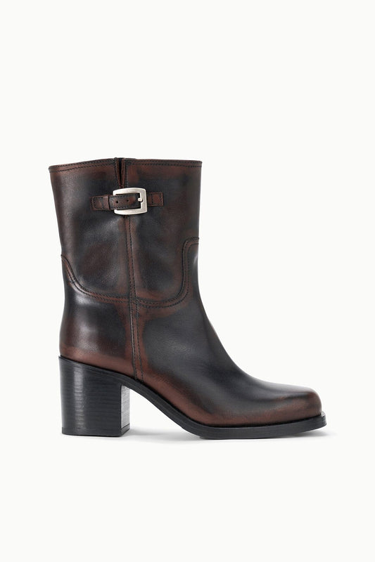 Brooklyn Ankle Boot Espresso Distressed | STAUD Discount
