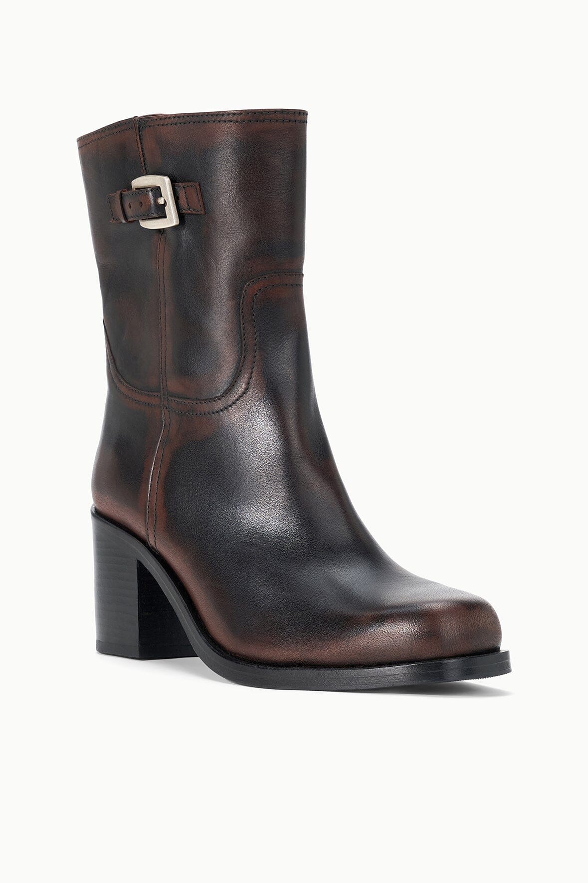 Brooklyn Ankle Boot Espresso Distressed | STAUD Discount