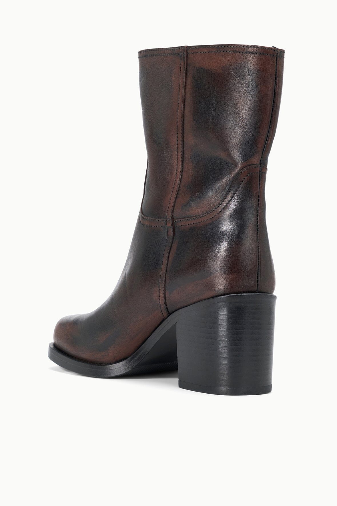 Brooklyn Ankle Boot Espresso Distressed | STAUD Discount