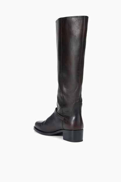 Brooklyn Flat Boot Espresso Distressed | STAUD Recommended