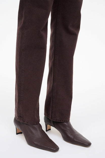 Wally Sock Ankle Boot Espresso | STAUD Quality