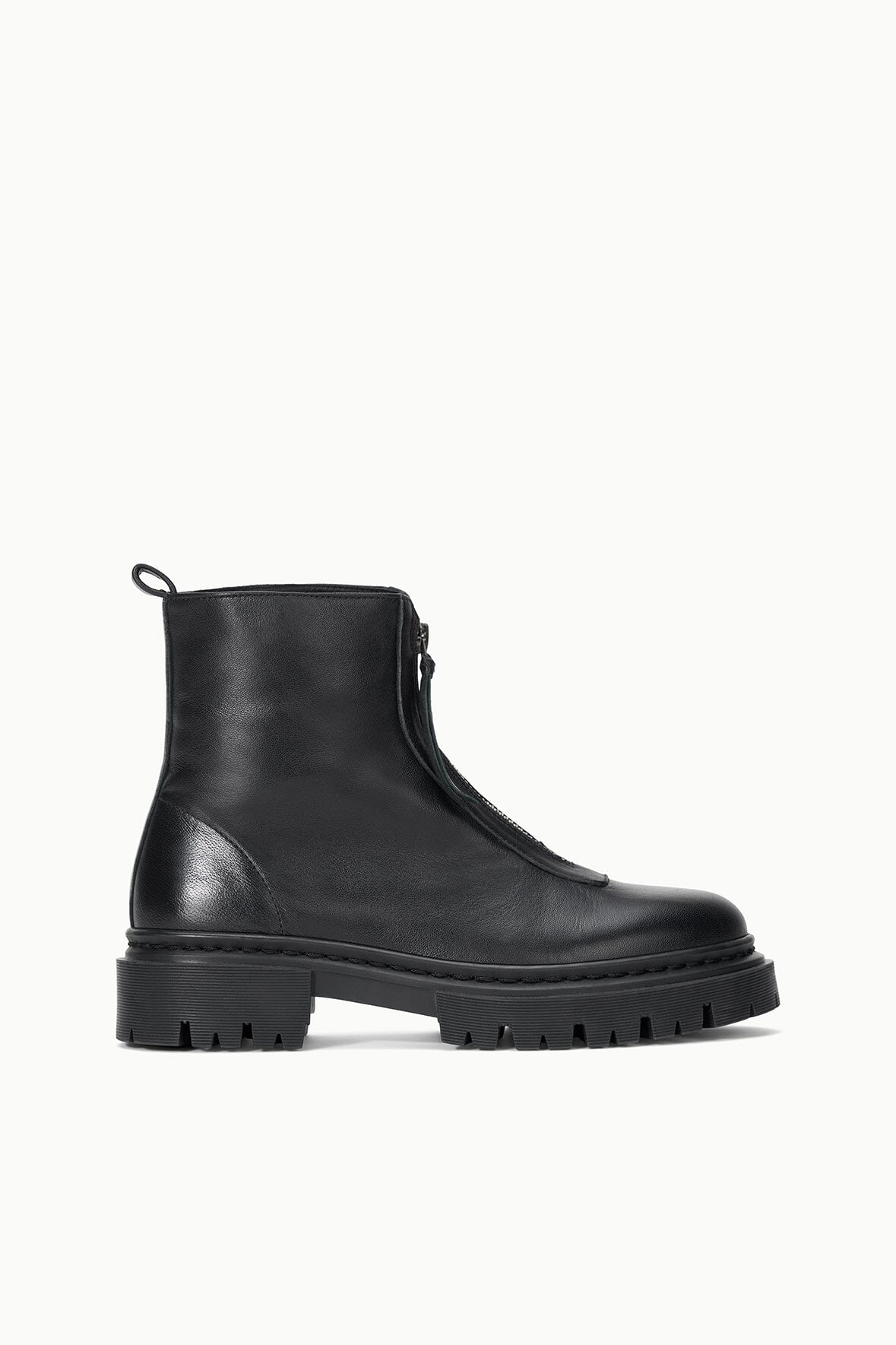 Miles Zip Ankle Boot Black | STAUD Signature