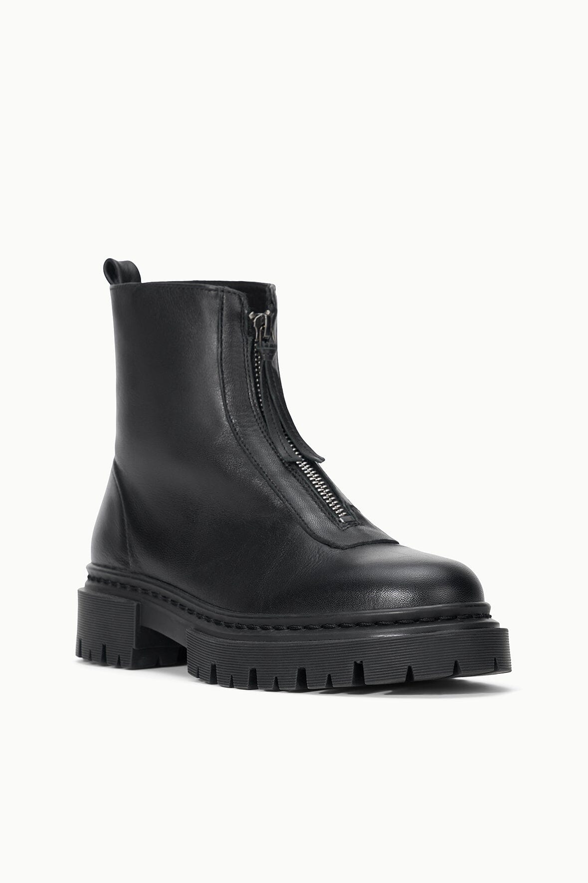 Miles Zip Ankle Boot Black | STAUD Signature