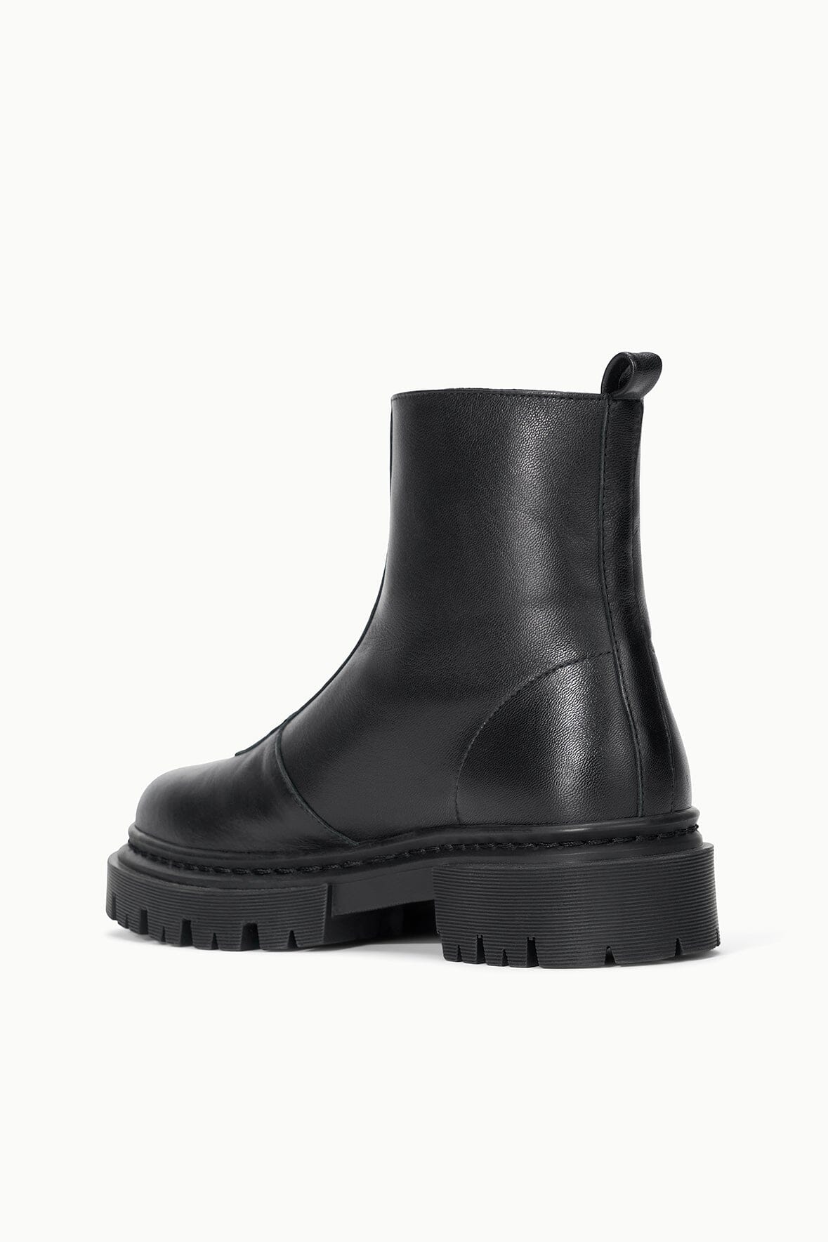 Miles Zip Ankle Boot Black | STAUD Signature