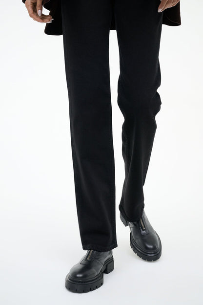 Miles Zip Ankle Boot Black | STAUD Signature