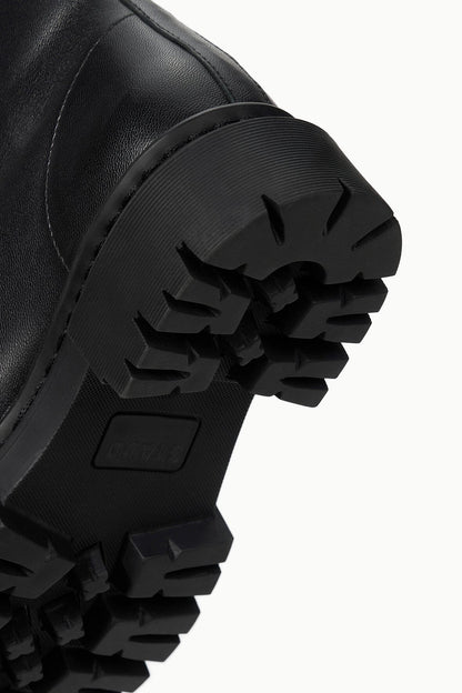 Miles Zip Ankle Boot Black | STAUD Signature