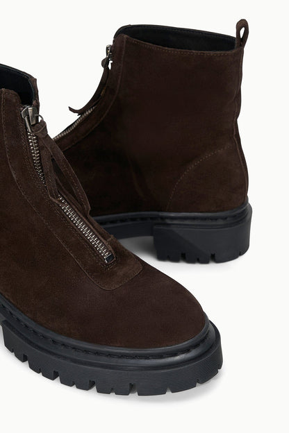 Miles Zip Ankle Boot Espresso | STAUD Premium