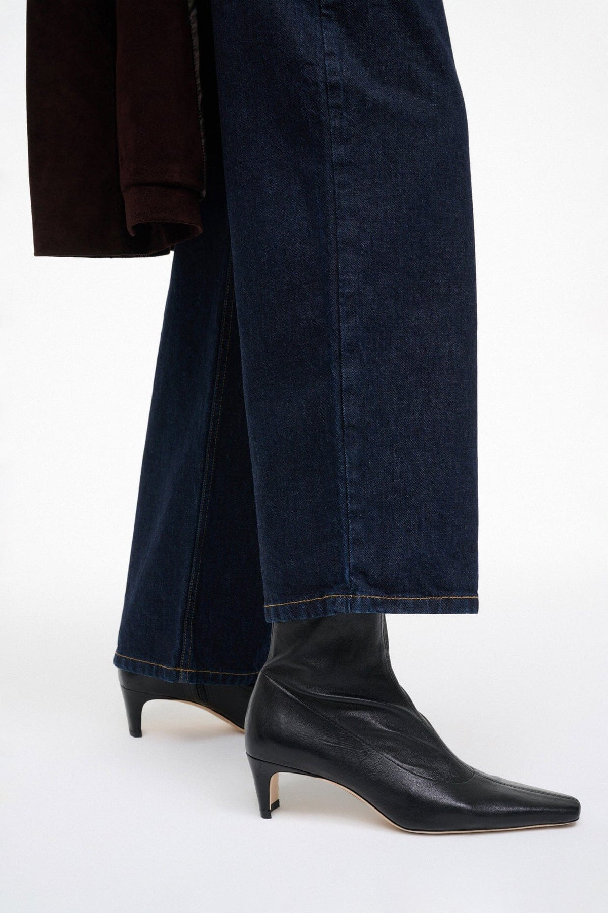Wally Sock Ankle Boot Black | STAUD Trending