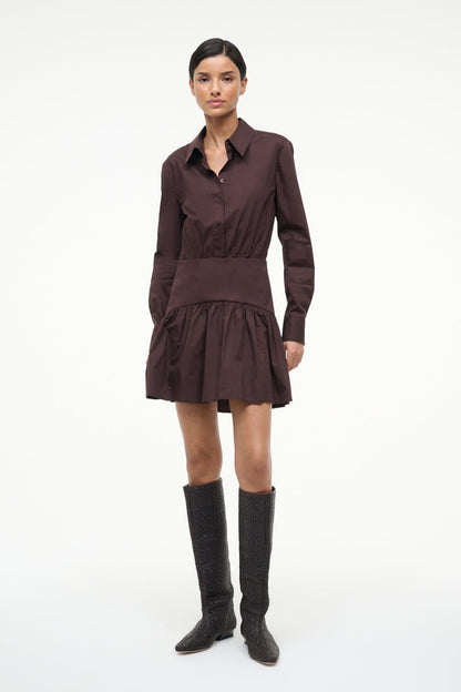 Wally Flat Boot Espresso Woven | STAUD Smart Buy