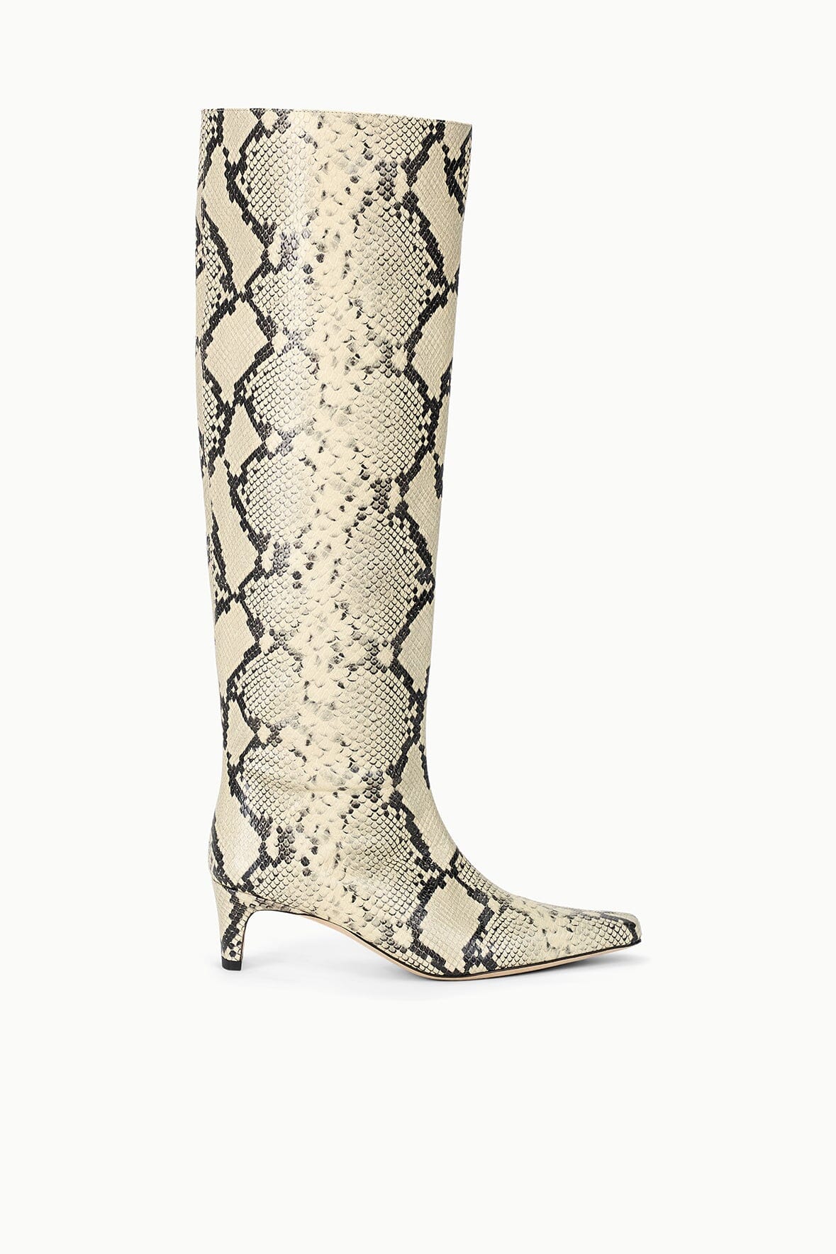 Wally Boot White Snake | STAUD Smart Buy