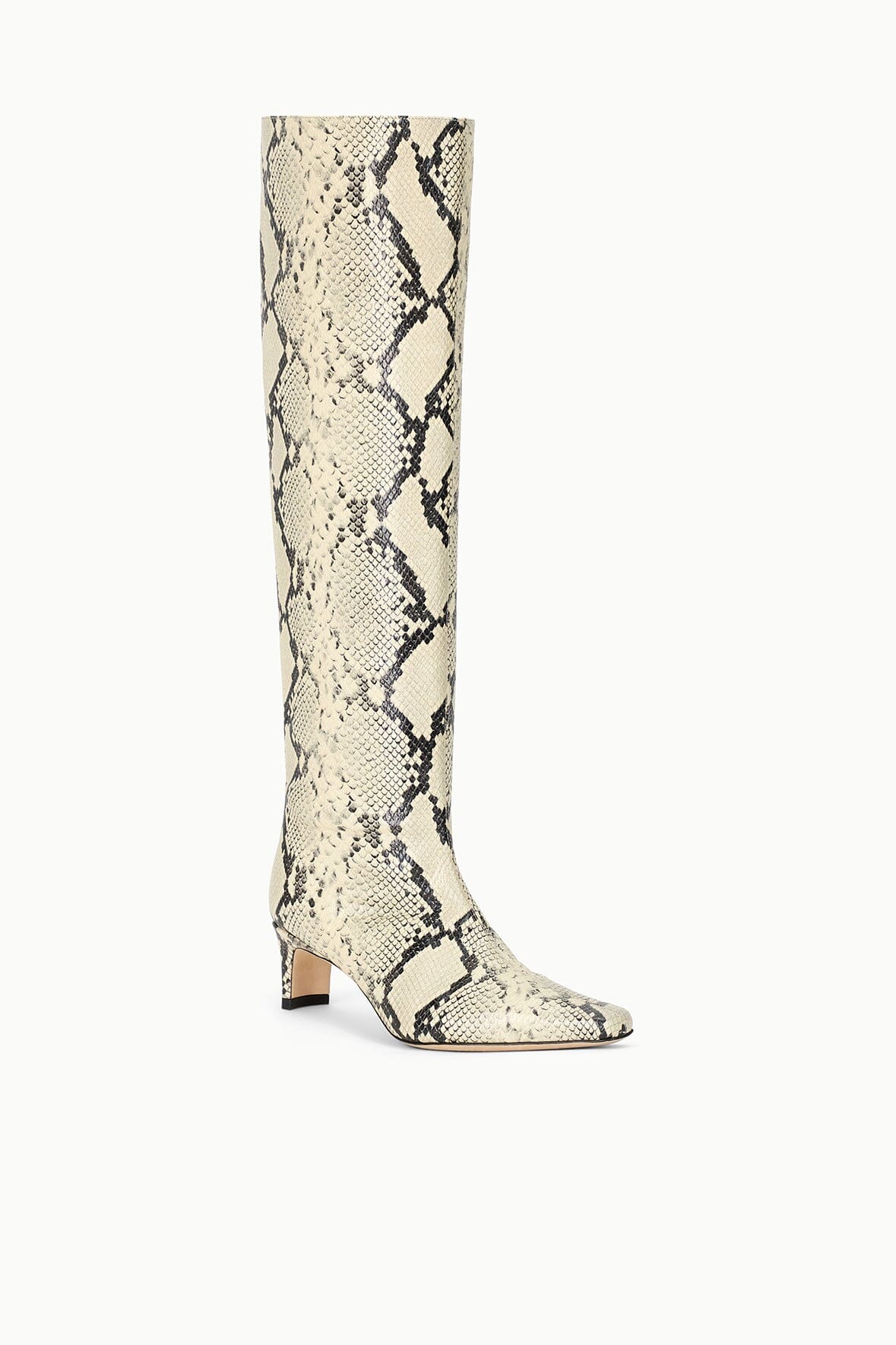 Wally Boot White Snake | STAUD Smart Buy
