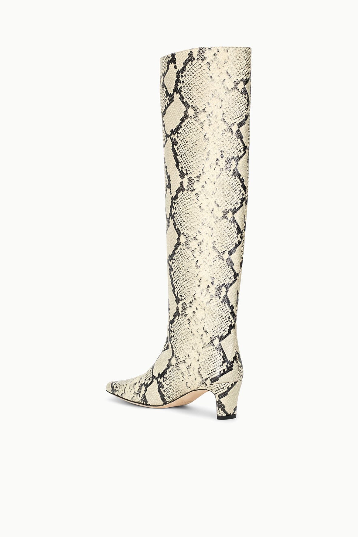 Wally Boot White Snake | STAUD Smart Buy