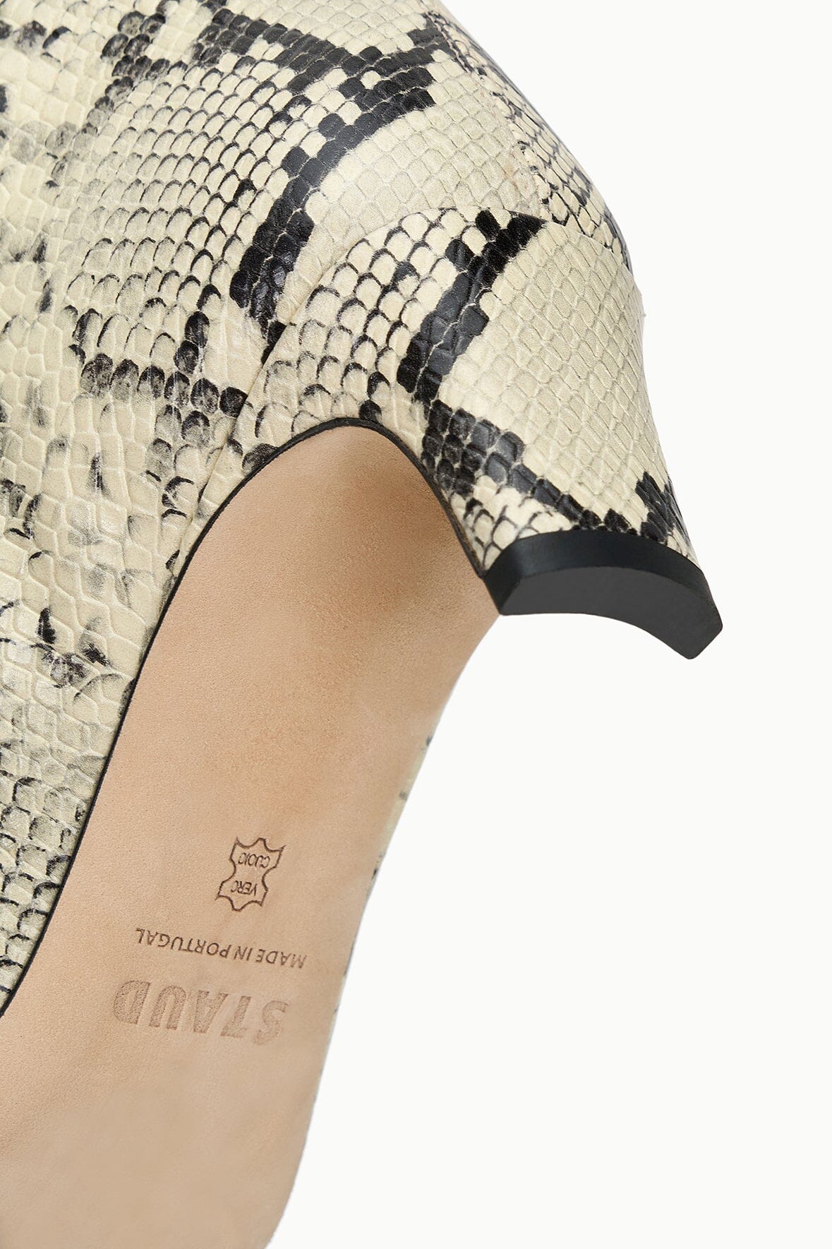 Wally Boot White Snake | STAUD Smart Buy