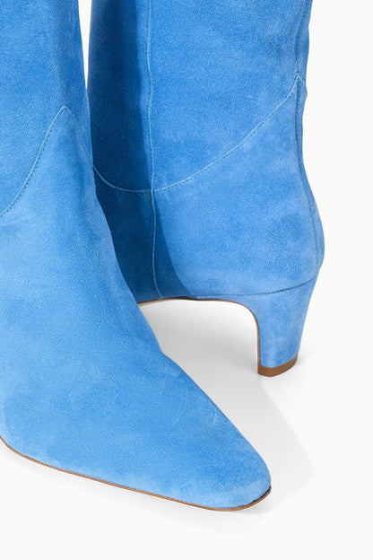 Western Wally Boot Blue Suede | STAUD Top Pick