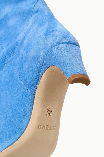 Western Wally Boot Blue Suede | STAUD Top Pick