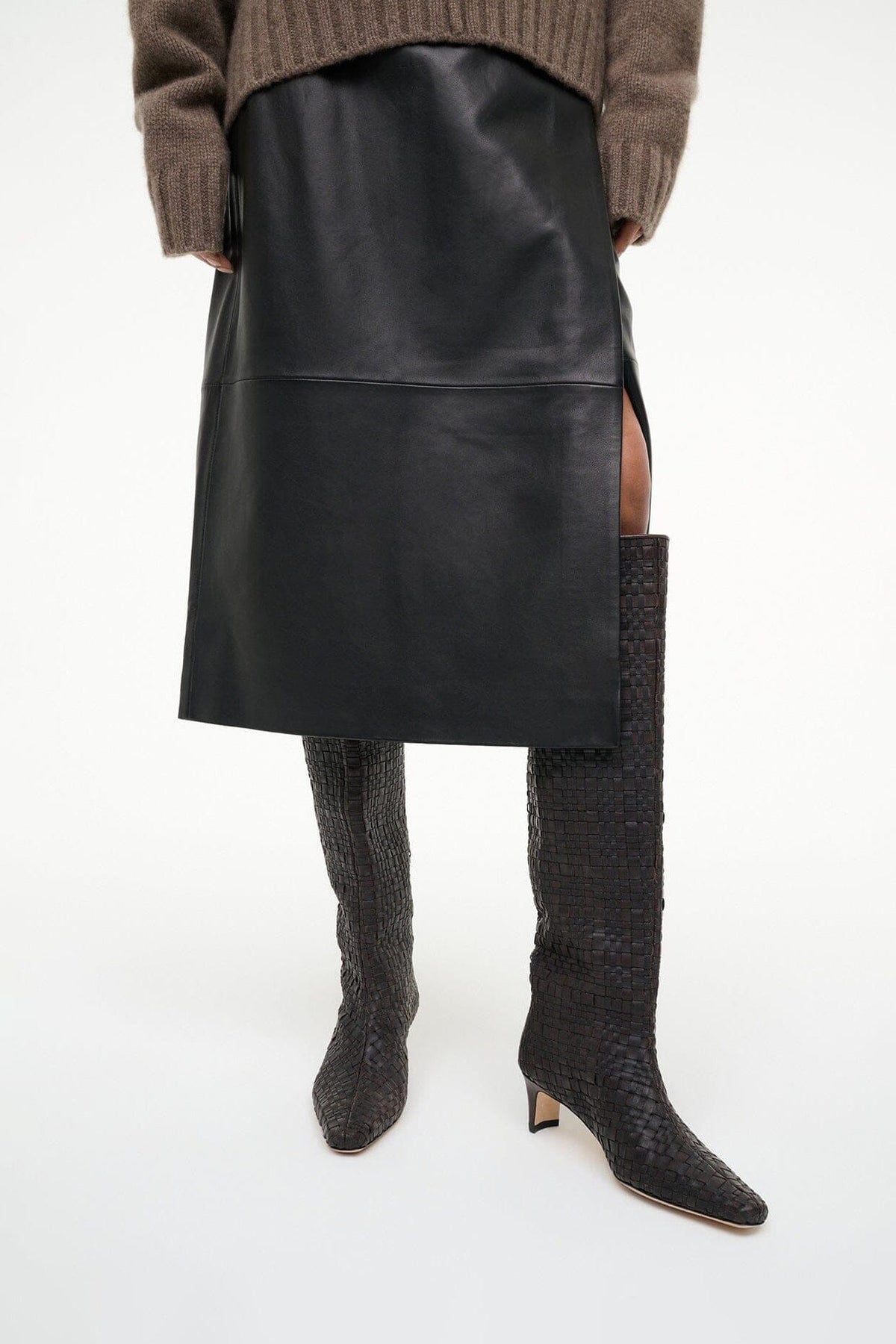 Wally Boot Espresso Woven | STAUD Hot Sale