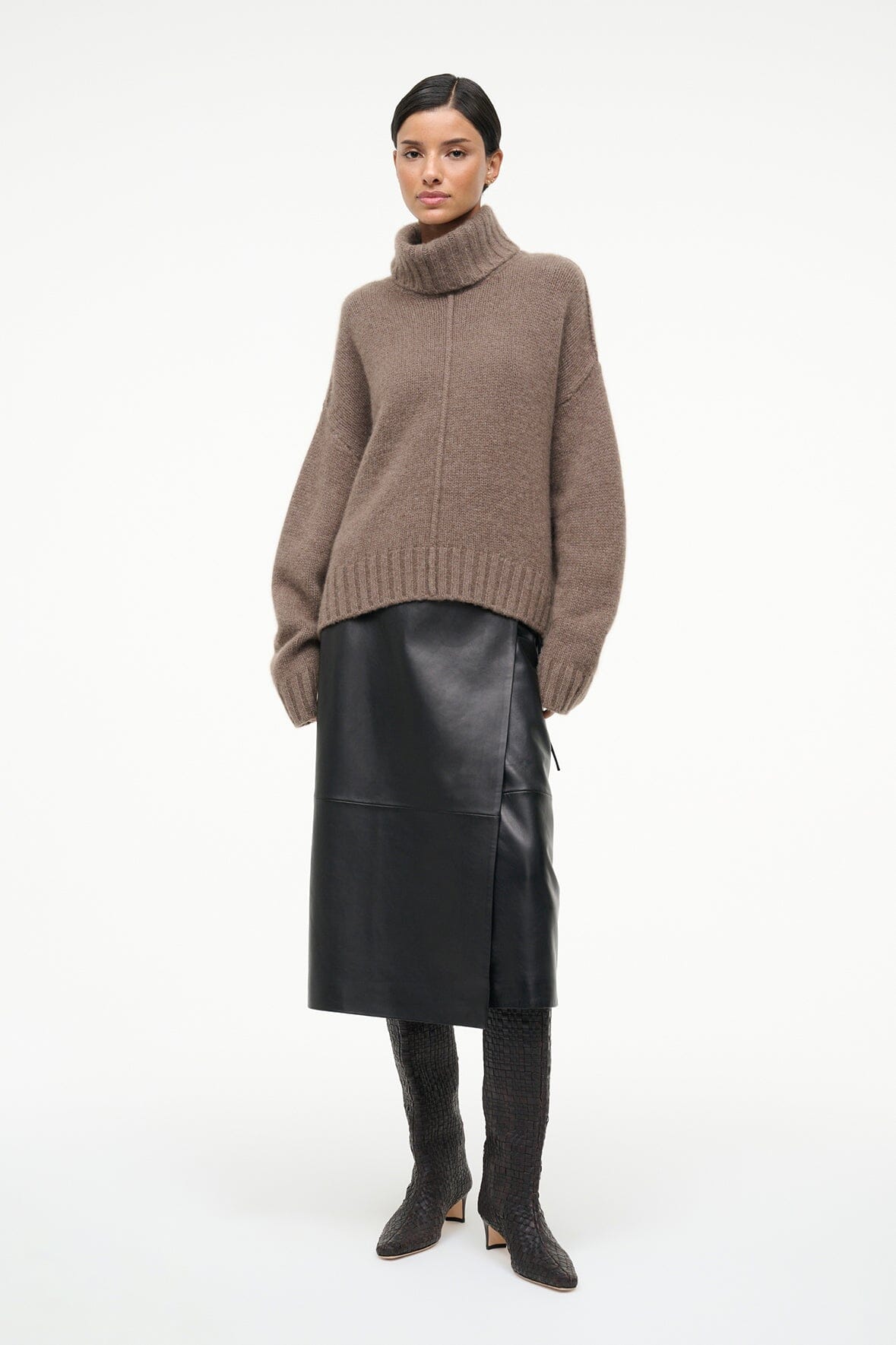 Wally Boot Espresso Woven | STAUD Hot Sale