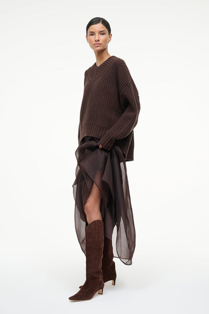 Western Wally Boot Mahogany | STAUD Latest
