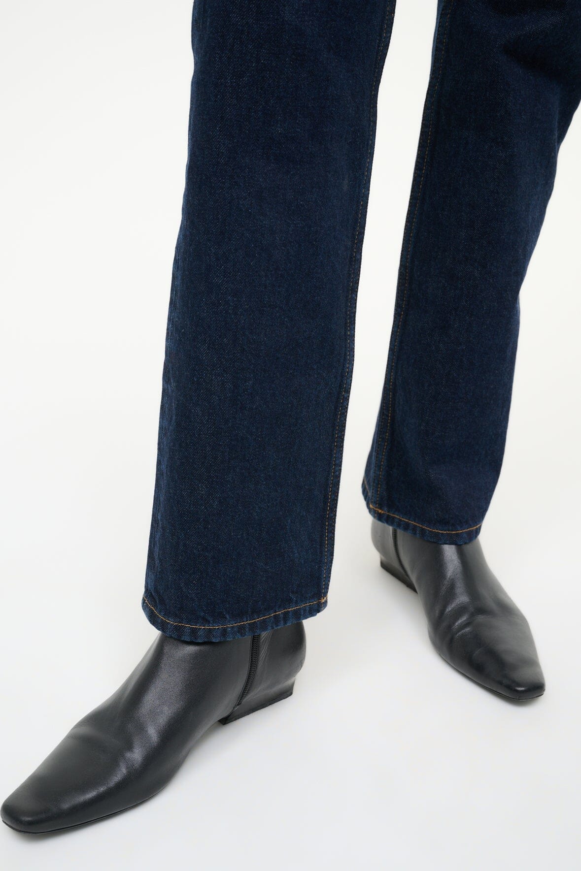 Wally Flat Ankle Boot Black | STAUD Everyday