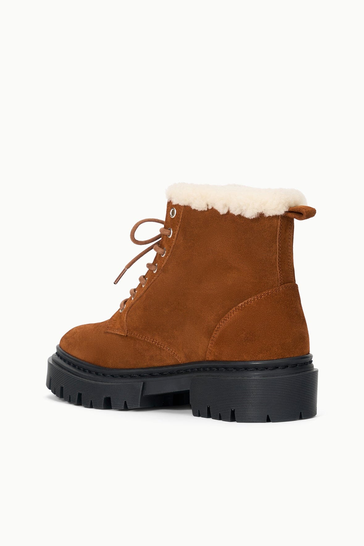 Henry Combat Boot Tabac Suede | STAUD Recommended