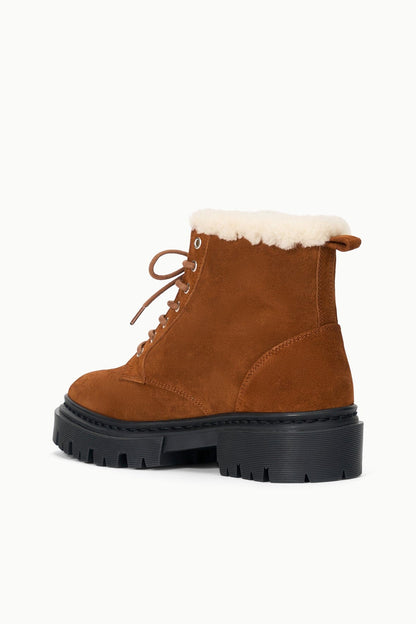 Henry Combat Boot Tabac Suede | STAUD Recommended