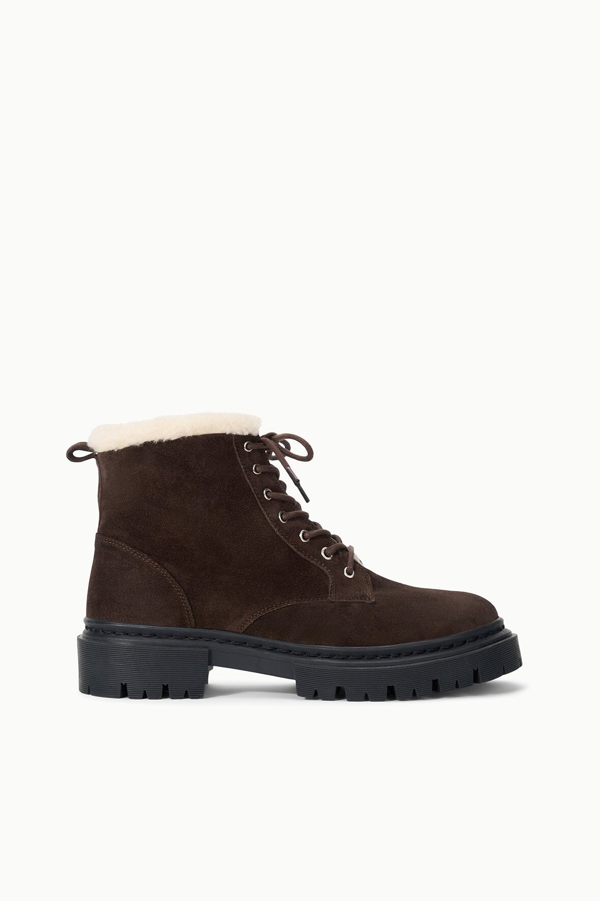 Henry Combat Boot Espresso Suede | STAUD Quality