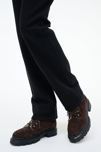 Henry Combat Boot Espresso Suede | STAUD Quality