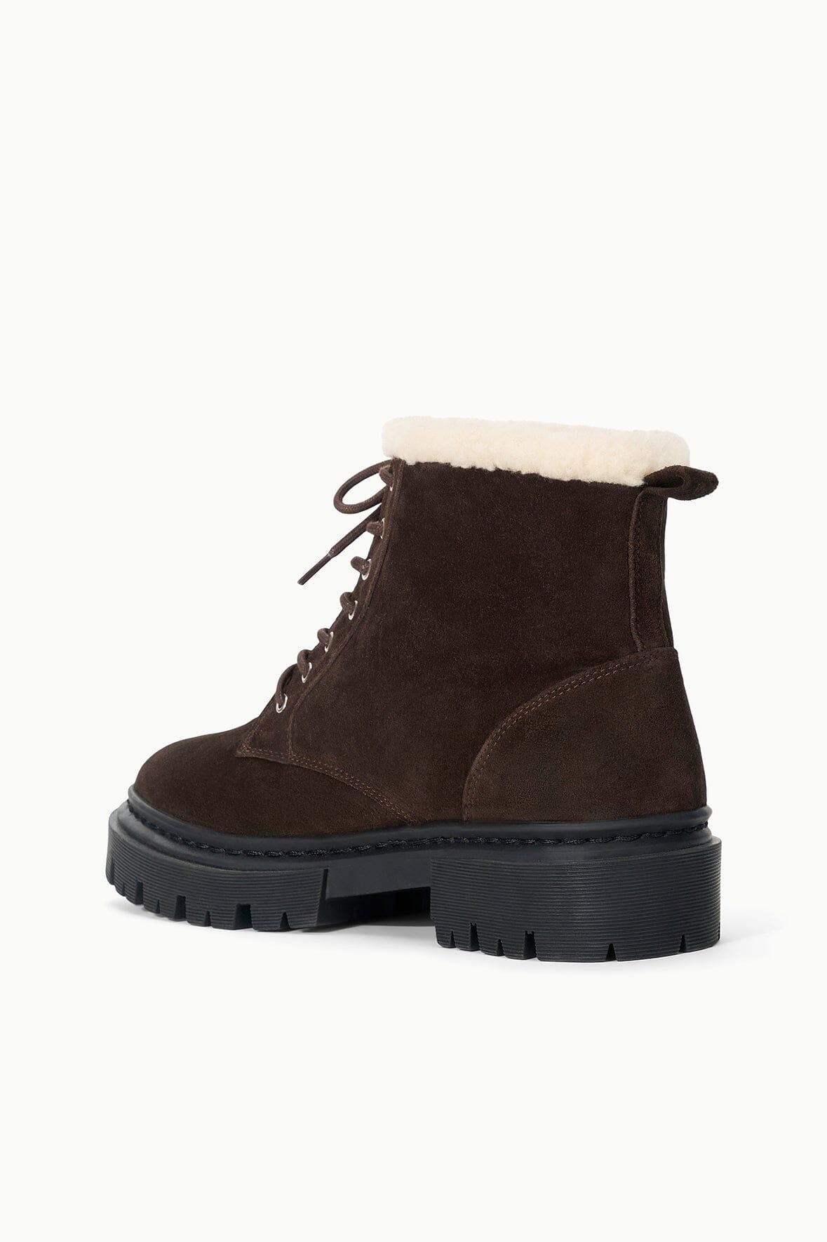 Henry Combat Boot Espresso Suede | STAUD Quality