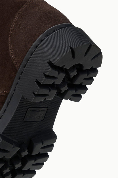 Henry Combat Boot Espresso Suede | STAUD Quality