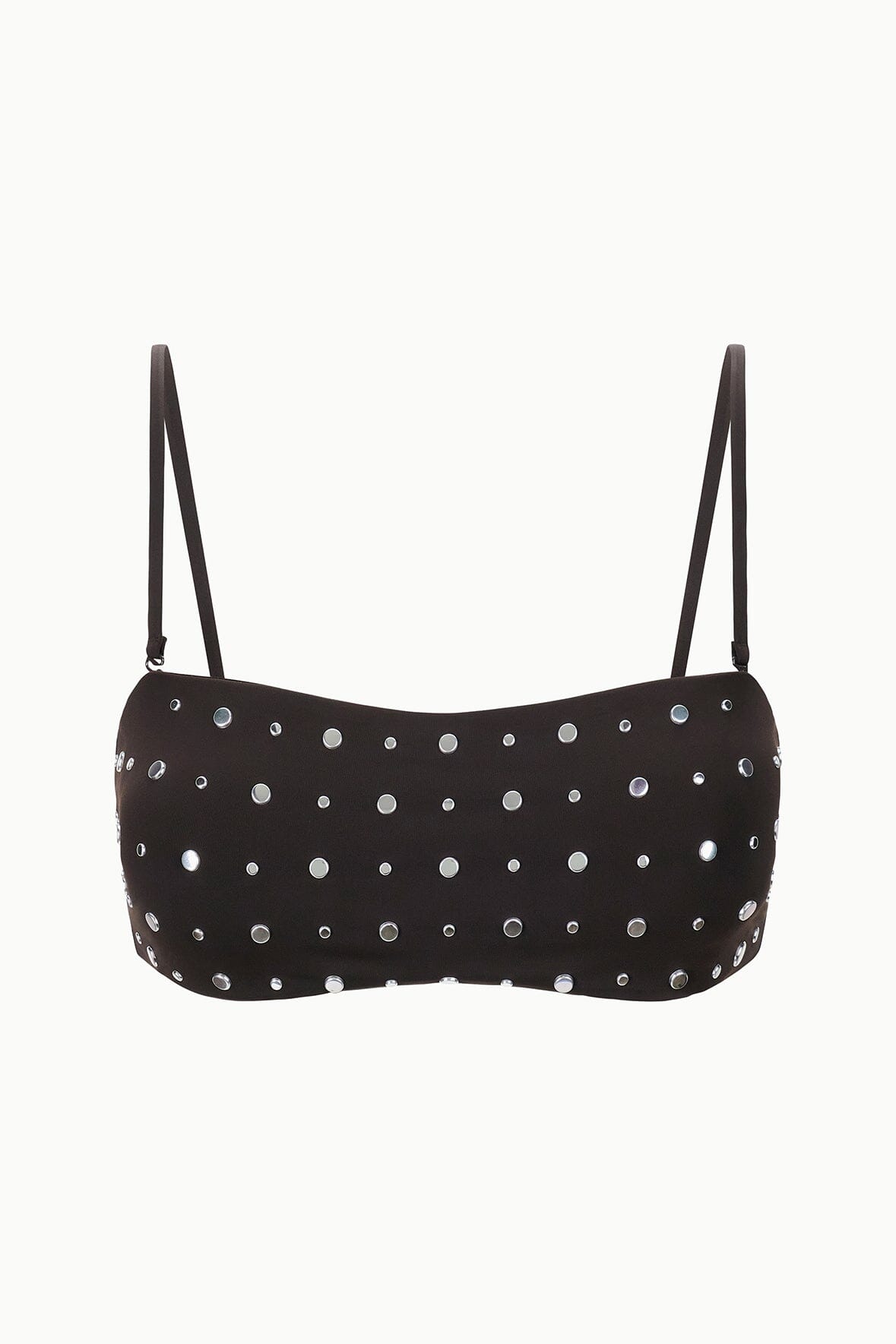 Sara Bikini Top Espresso Studs | STAUD Sale