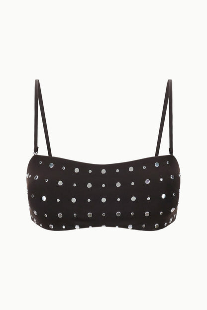 Sara Bikini Top Espresso Studs | STAUD Sale