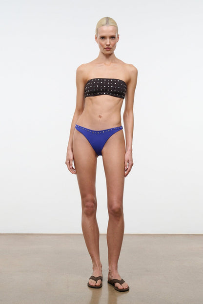 Sara Bikini Top Espresso Studs | STAUD Sale