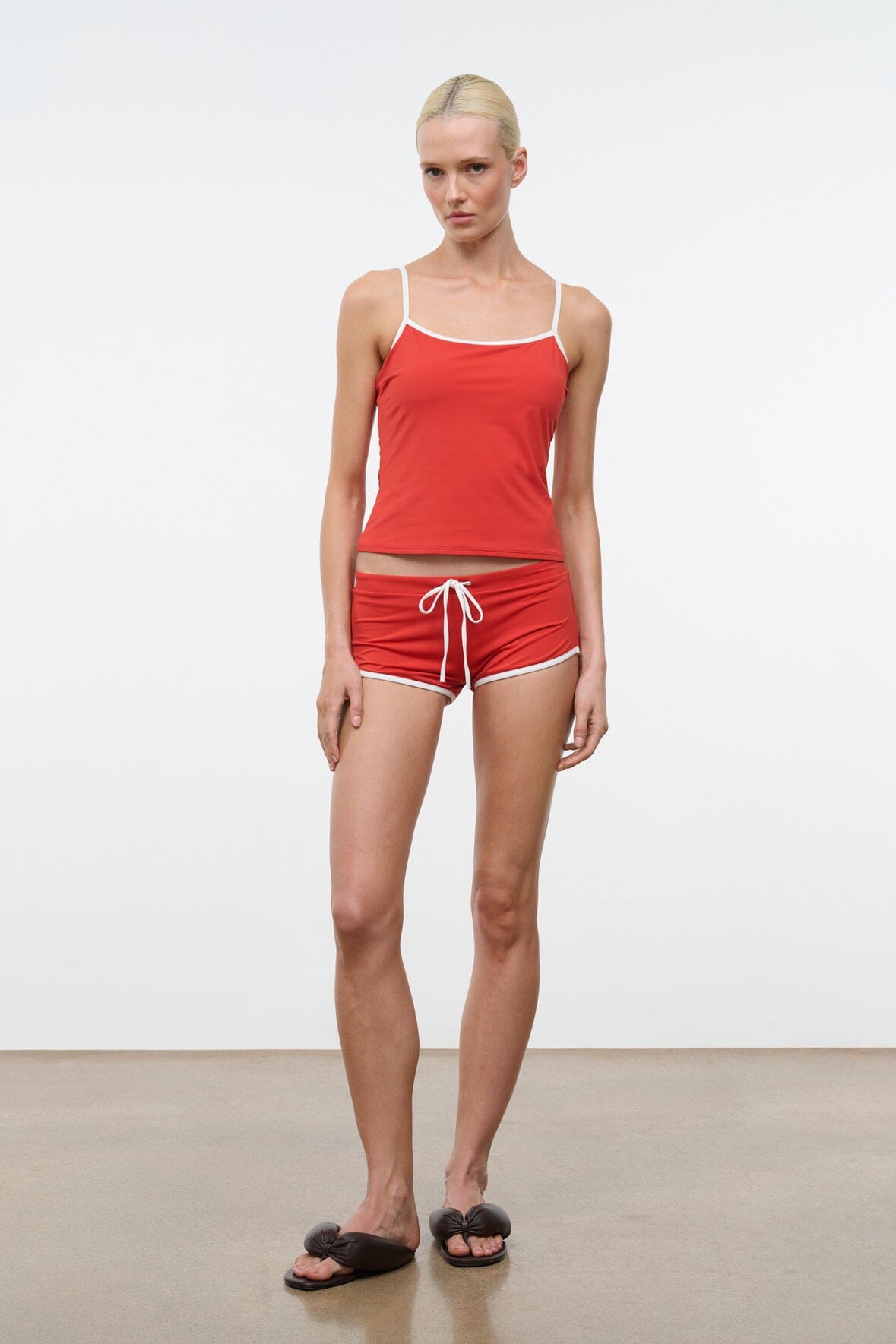Cleo Tankini Top Tomato | STAUD Sale
