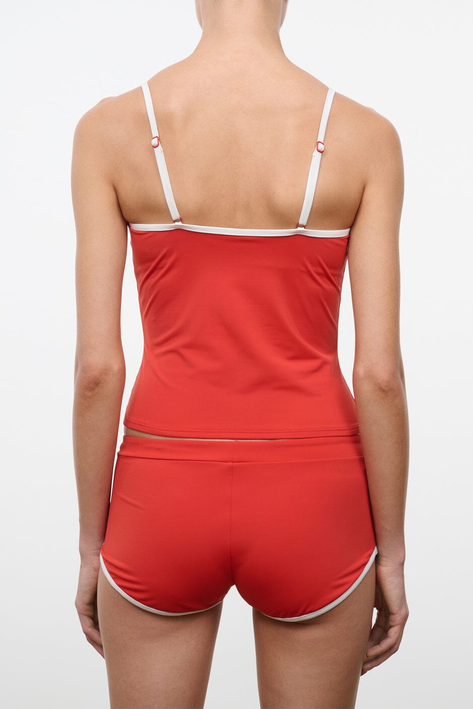 Cleo Tankini Top Tomato | STAUD Sale