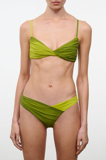 La Mer Bikini Top Citron Pesto | STAUD Special Offer