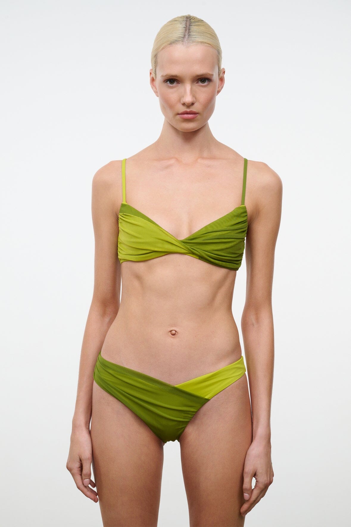La Mer Bikini Top Citron Pesto | STAUD Special Offer