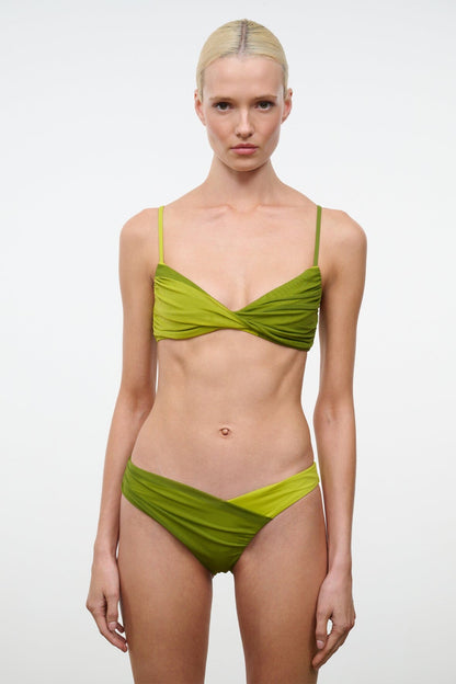 La Mer Bikini Top Citron Pesto | STAUD Special Offer