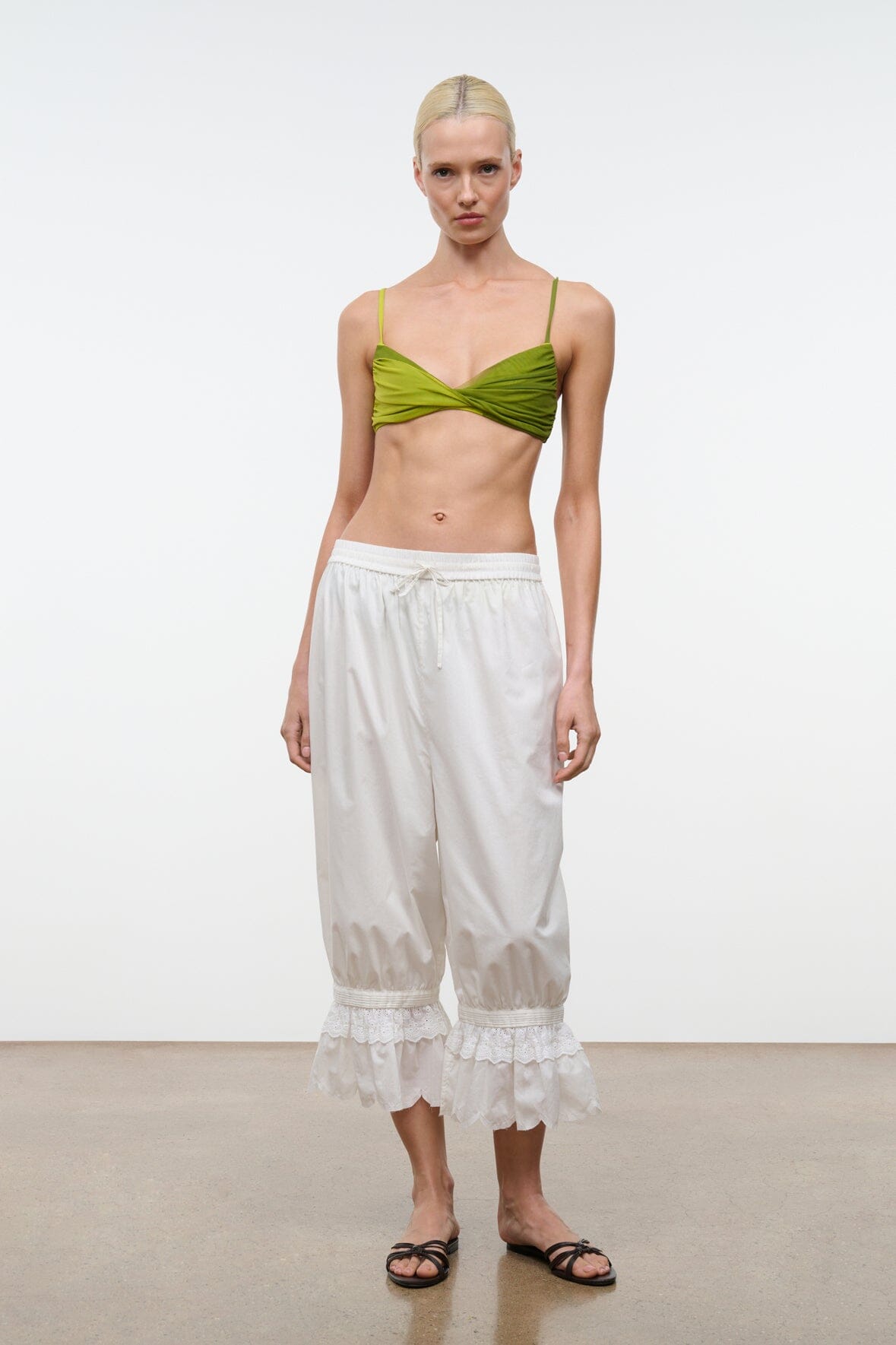 La Mer Bikini Top Citron Pesto | STAUD Special Offer